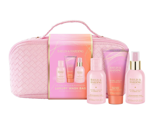 detail Baylis&Harding Jojoba, Vanilla, Almond Set v dárkové tašce, 4dílný