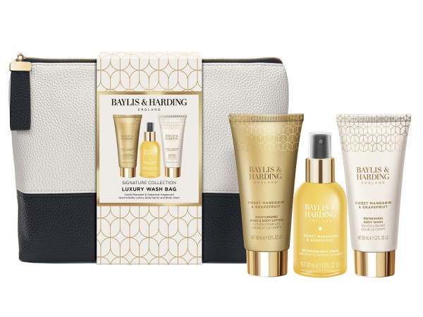 detail Baylis & Harding Mandarin & Grapefruit Set v dárkové tašce, 4dílný