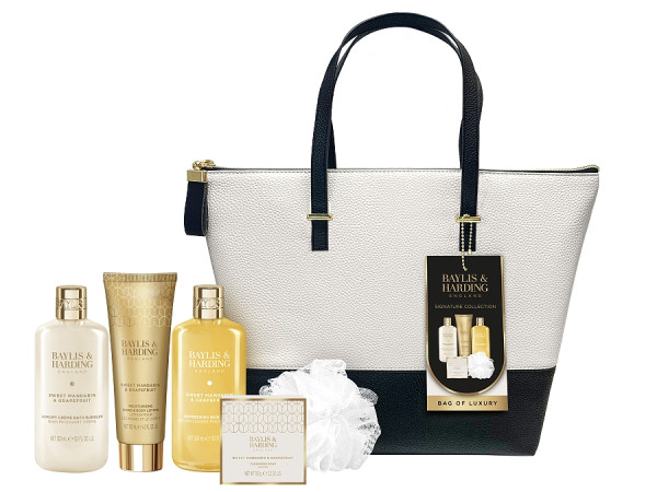 detail Baylis & Harding Mandarin & Grapefruit Dárkový set v kabelce, 6dílný