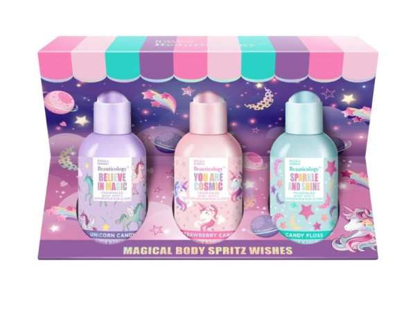 detail Baylis&Harding Unicorn - dárková sada tělových sprejů 3dílná