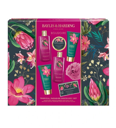 detail Baylis&Harding Tropical Paradise, velká dárková sada péče o tělo, 7dílná