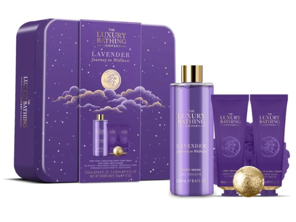 detail Grace Cole LAVENDER, sada s péčí o tělo a ruce, 6dílná