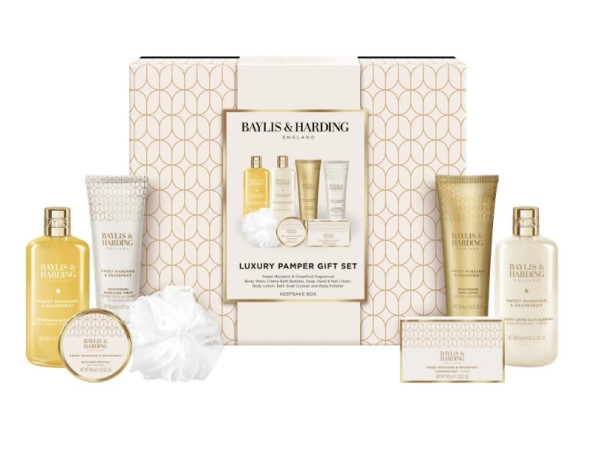 detail Baylis&Harding Mandarin & Grapefruit Dárková sada velká, 7dílná