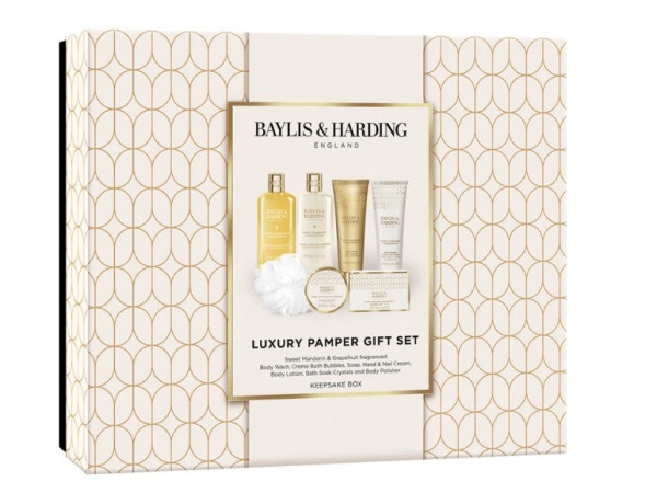 detail Baylis&Harding Mandarin & Grapefruit Dárková sada velká, 7dílná