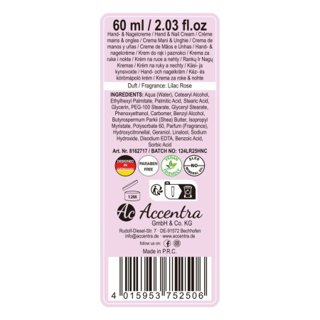 detail Accentra BLOSSOM purple, krém na ruce 60ml MIX / cena 1ks
