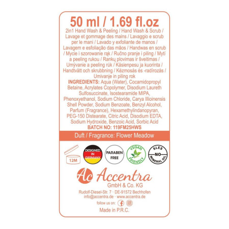 detail Accentra Garden Dreams Mýdlo & peeling na ruce, 50ml
