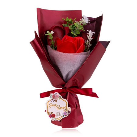 detail Salsa Kytice z mýdlových květů 3x 6,5g červená