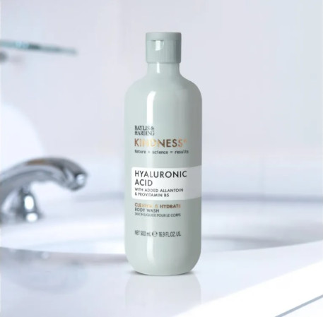 detail Baylis&Harding Kindness HYALURONIC ACID, sprchový gel 500 ml