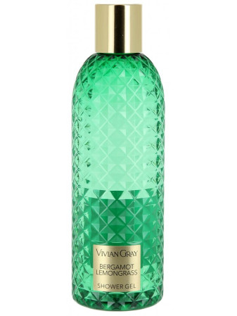 detail Vivian Gray GEMSTONE Bergamot & Lemongrass, sprchový gel 300 ml