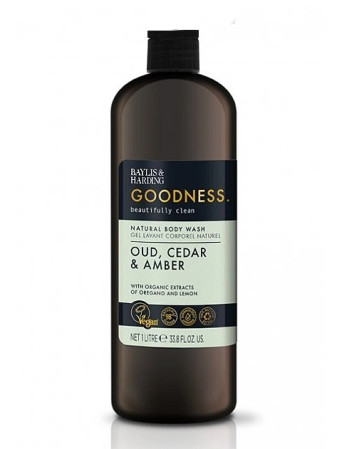 detail Baylis&Harding Sprchový gel - Oud, Cedar & Amber, 500ml