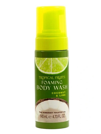 detail Tropical Fruits – Kokos & Limetka Mycí pěna na tělo, 140 ml