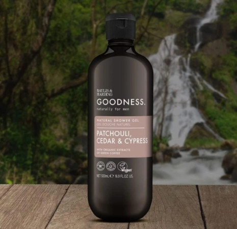 detail Baylis&Harding Sprchový gel - Goodness Patchouli, Cedar & Cypress, 500ml