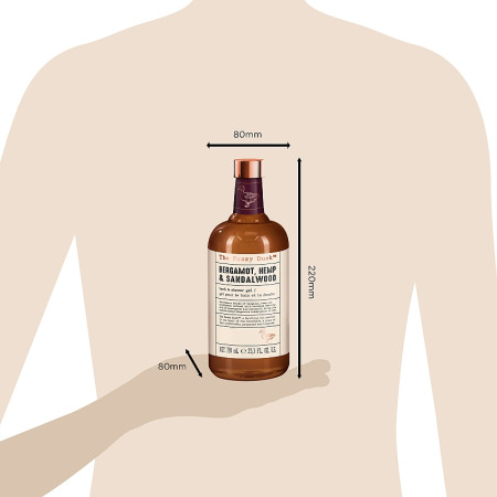 detail Baylis&Harding Bergamot, Hemp & Sandalwood, sprchový gel 750ml