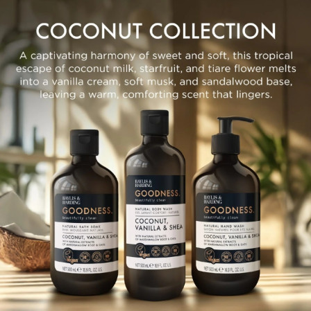 detail Baylis&Harding Sprchový gel - Goodness Coconut, Vanilla & Sea, 500ml