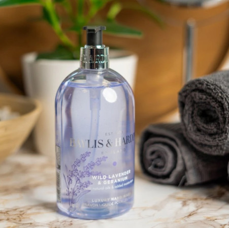 detail Baylis&Harding Tekuté mýdlo - Levandule & Geranium, 500ml