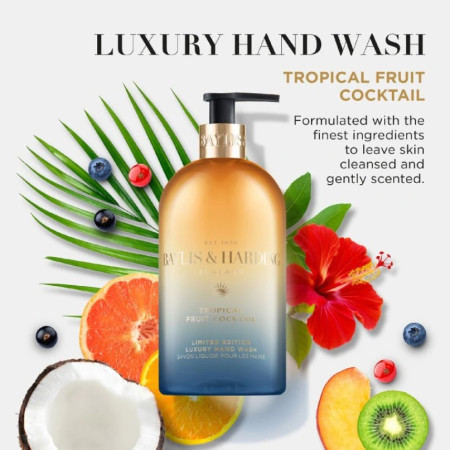detail Baylis&Harding Tekuté mýdlo - Tropical Fruit Coctail, 500ml