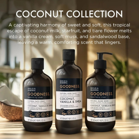 detail Baylis&Harding Tekuté mýdlo - Goodnes Coconut, Vanilla & Shea, 500ml