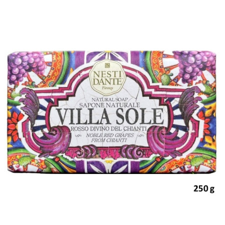 detail Nesti Dante VILLA SOLE Noble Red Grapes from Chianti, mýdlo 250 g