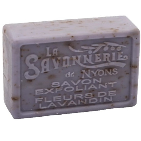 detail La Savonnerie Peelingové mýdlo 100 g - KVĚTY LEVANDULE