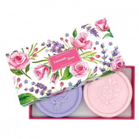 detail Esprit Provence Dárková sada mýdel LEVANDULE & RŮŽE, 2ks