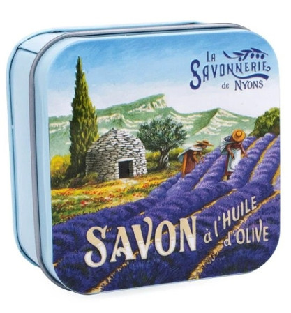 detail La Savonnerie Mýdlo v plechové dóze 100 g - LA BORIE