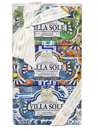 detail Nesti Dante Dárková sada 3x tuhé mýdlo 250g VILLA SOLE
