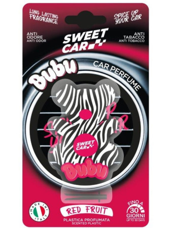 detail Sweet Car BUBU - Red Fruit, vůně do auta, 30dnů