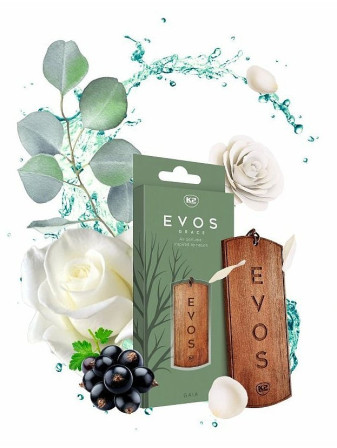 detail EVOS GRACE - GAIA, dřevěná vonná visačka