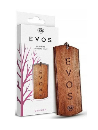 detail EVOS - UNICORN, dřevěná vonná visačka