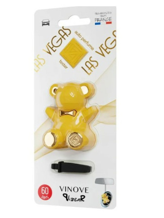 detail VINOVE ViBear LAS VEGAS, vůně do auta 60dnů
