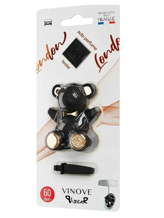 detail VINOVE ViBear LONDON, vůně do auta 60dnů
