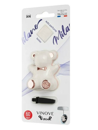 detail VINOVE ViBear MILANO, vůně do auta 60dnů