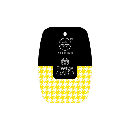 detail AROMA CAR PRESTIGE CARD GOLD