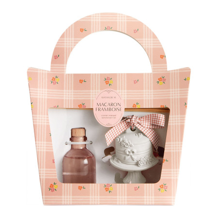 detail Mathilde M. - MACARON FRAMBOISE, difuzér 50ml a vonný jíl