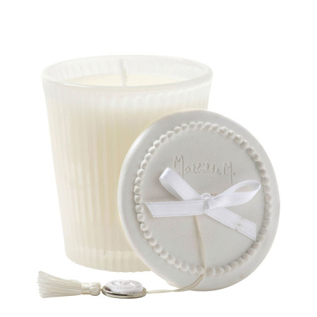 detail Mathilde M. - FLEUR DE COTON, vonná svíčka 125 g, pruh