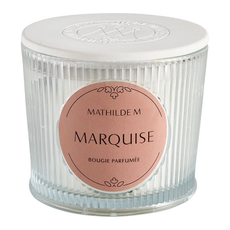 detail Mathilde M. - MARQUISE, velká tříknotá svíčka 400g, 50h hoření