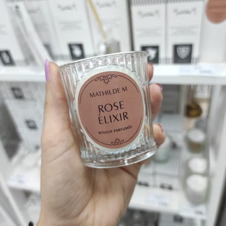 detail Mathilde M. - ROSE ÉLIXIR, vonná svíčka 65g NEW