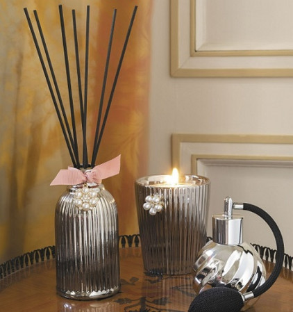 detail Mathilde M. - ROSE ÉLIXIR, bytový parfém stříbrná edice 200ml