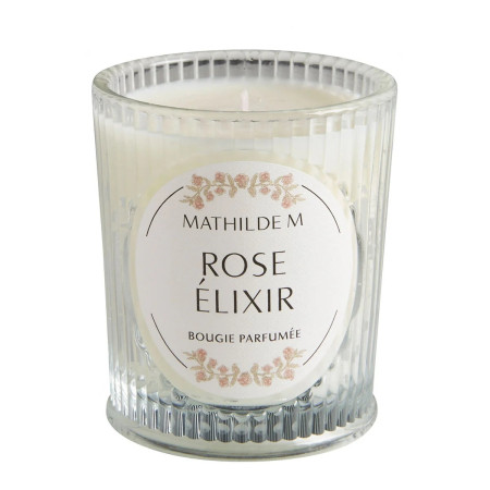 detail Mathilde M. - ROSE ÉLIXIR, vonná svíčka 145g, květinová
