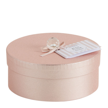 detail Mathilde M. - ROSE ÉLIXIR, velký vonný jíl v růžovém boxu