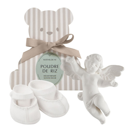 detail Mathilde M. - POUDRE DE RIZ, dárkový set medvídek