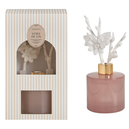 detail Mathilde M. - VOILE DE LIN, difuzér 150ml, Éclat Floral
