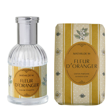 detail Mathilde M. - FLEUR D' ORANGER, malá kosmetická sada v tašitčce, 3dílná
