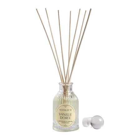 detail Mathilde M. - VANILLE DORÉE, difuzér pruh 90ml NEW