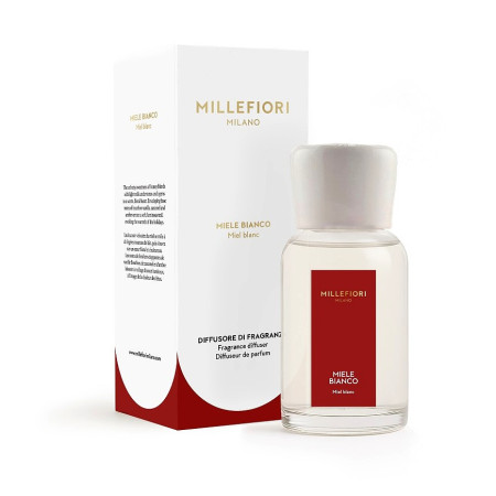 detail Millefiori Milano Difuzér 250ml MIELE BIANCO