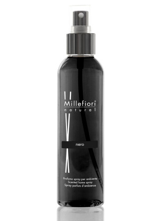 detail Millefiori Milano Bytový sprej 150ml NERO