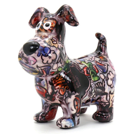 detail Pomme pidou Pokladnička Standard - Pejsek HUGO 4 šedý