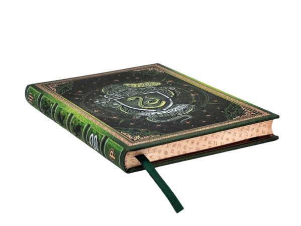 detail Paperblanks MIDI zápisník - Zmijozelský deník / Harry Potter, linkovaný