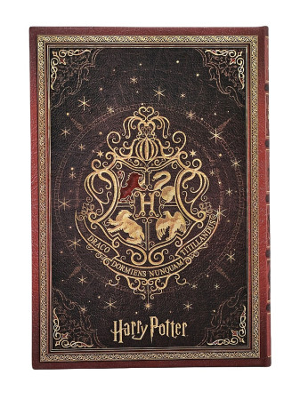 detail Paperblanks MIDI zápisník - Nebelvírský deník / Harry Potter, linkovaný