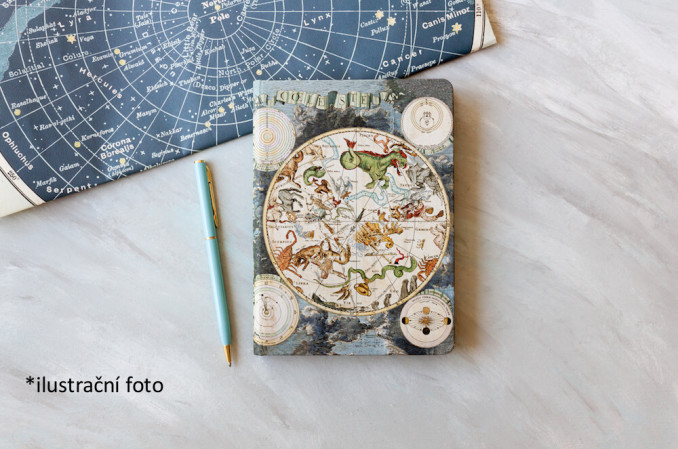 detail Paperblanks Pencils HB 1ks - Celestial Planisphere